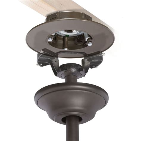 weatherproof ceiling fan electrical box|exterior ceiling fan box.